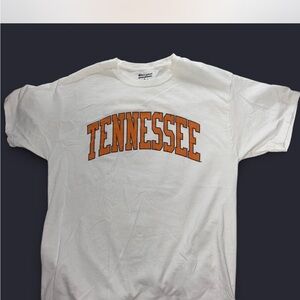 Champion University of Tennessee White T-Shirt with Orange Print